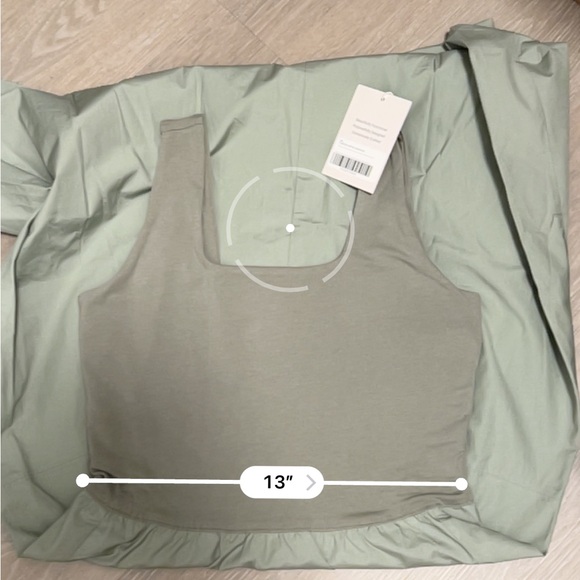 Everlane Supima jersey riviera dress Sage Green Sleeveless - Picture 5 of 5